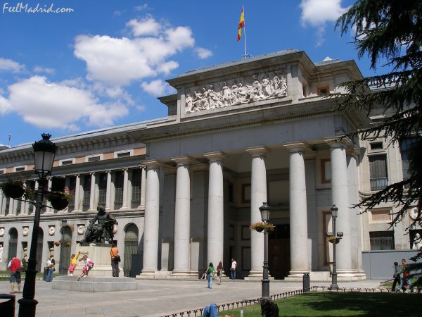 Main façade of the Prado Museum