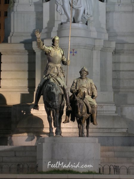 Statues of Don Quixote and Sancho Panza, Madrid