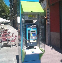 Madrid Cabina de Telfonos
