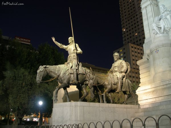 Estatuas Don Quijote y Sancho