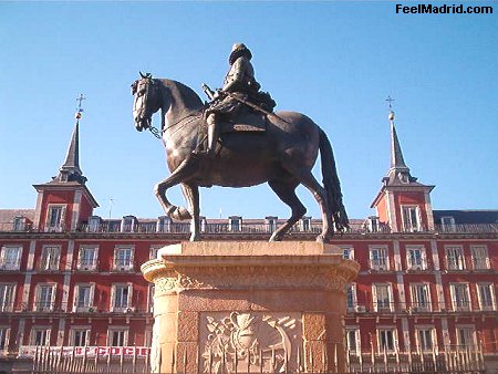 Estatua ecuestre de Felipe III Plaza Mayor